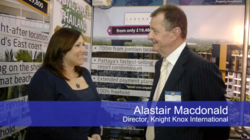 Alasdair Macdonald, Knight Knox International's Senior Exhibitions & Marketing Director at the Property Investor Show April 2012